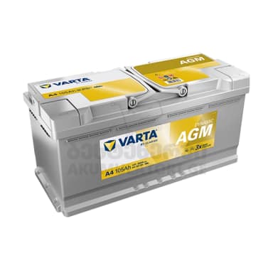 Varta A4 105Ah 950 A(EN) AGM (აკუმულატორი)