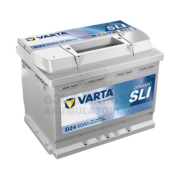 Varta SLI D24 60Ah 540 A(EN) (აკუმულატორი)
