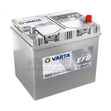 Varta EFB N65 60Ah 650 A(EN) (აკუმულატორი)