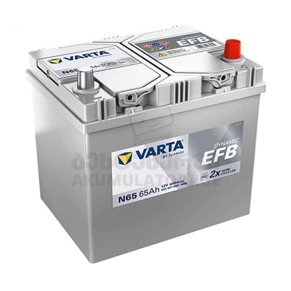 Varta EFB N65 60Ah 650 A(EN) (აკუმულატორი)