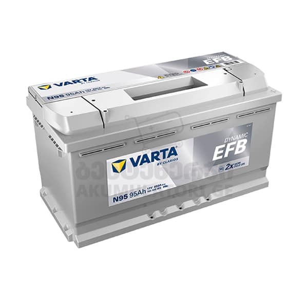 Varta EFB N95 95Ah 850 A(EN) (აკუმულატორი)
