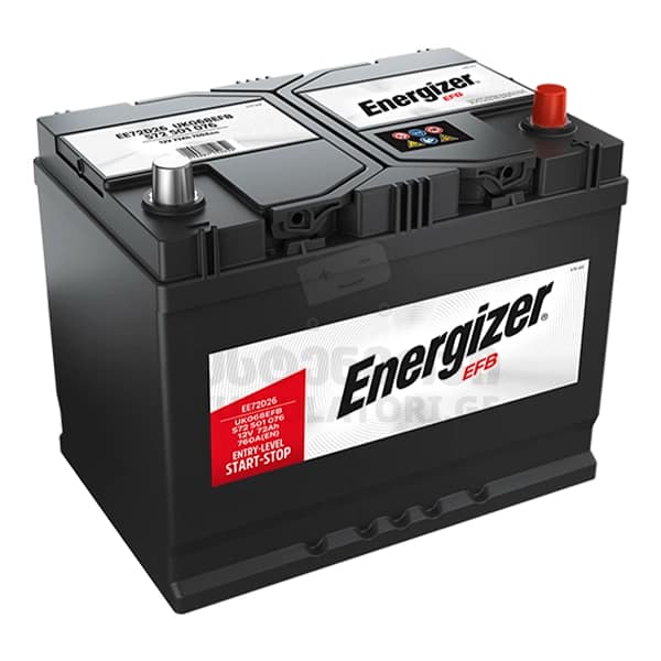 Energizer 72 Ah 760 A(EN) EFB (აკუმულატორი)