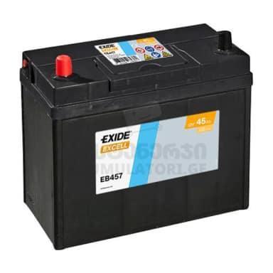 Exide EB457 45Ah 330 A(EN) (აკუმულატორი)