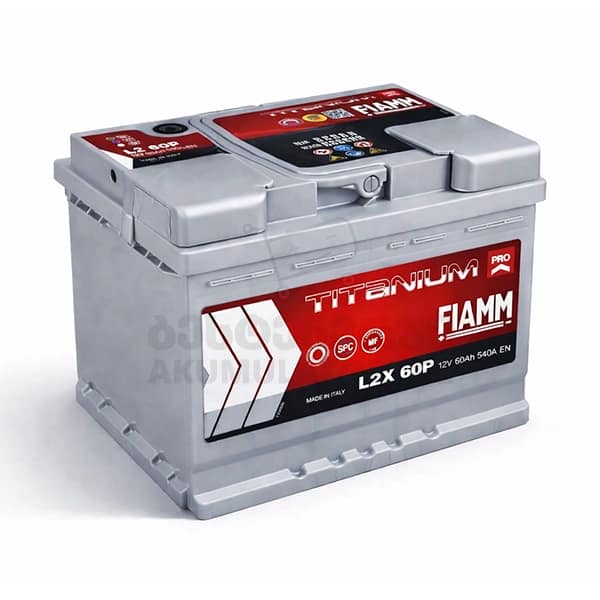 Fiamm Pro L2X 60Ah 540 A(EN) (აკუმულატორი)