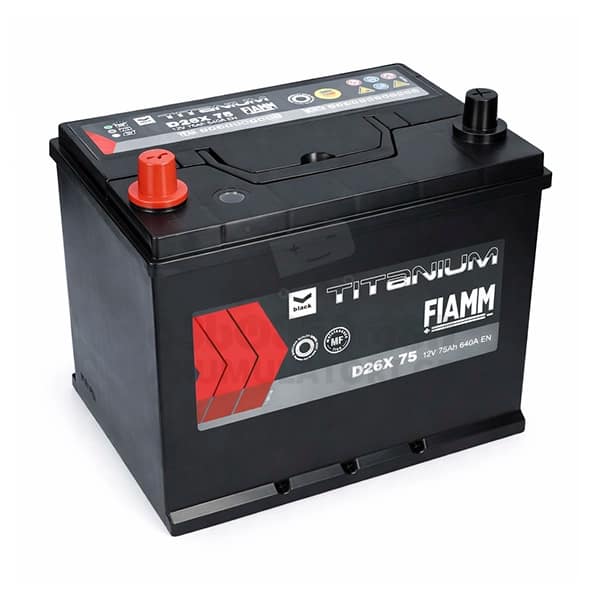 Fiamm Black D26X 75Ah 640 A(EN) (აკუმულატორი)