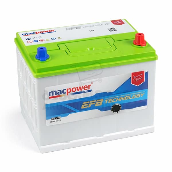 Macpower EFB 70Ah 600 A(EN) (აკუმულატორი)