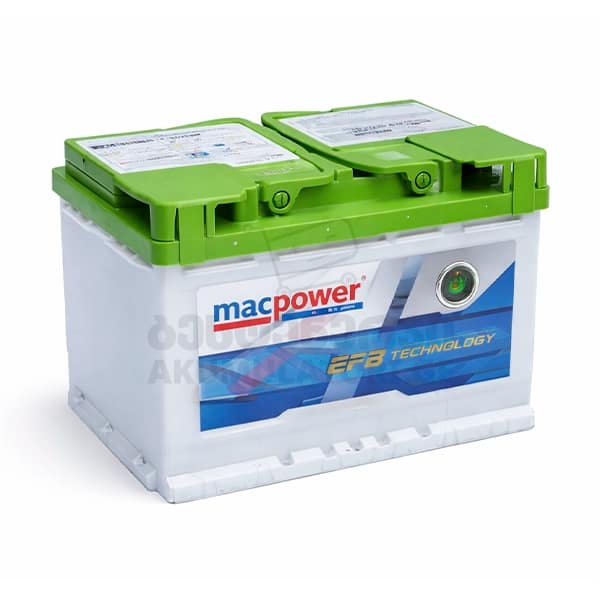 Macpower EFB 72Ah 720 A(EN) (აკუმულატორი)