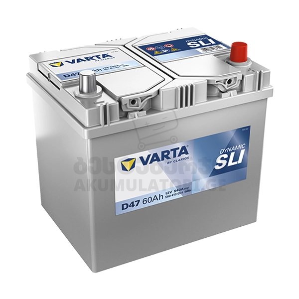 Varta SLI D47 60Ah 540 A(EN) (აკუმულატორი)