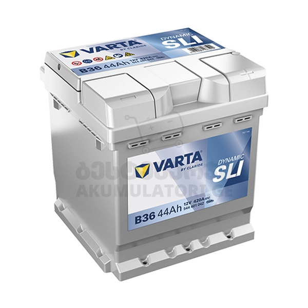 Varta SLI B36 44Ah 420 A(EN) ვარტა-ვართა-ამპერი-აკუმულატორი-აკუმლატორი-akumulatori-akumlatori-carbattery