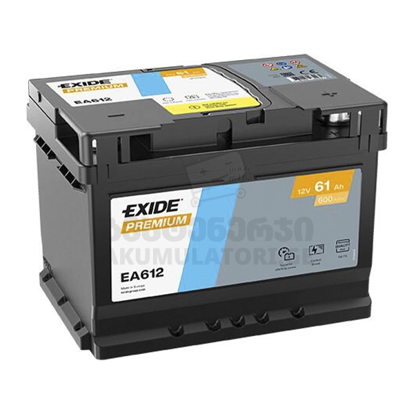 exide-ea612-61Ah-akumulatori-akumaltori-აკუმულატორი-აკუმლატორი-carbattery
