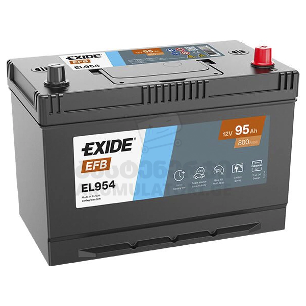 exide-el954-95Ah-efb-akumulatori-akumaltori-აკუმულატორი-აკუმლატორი-carbattery