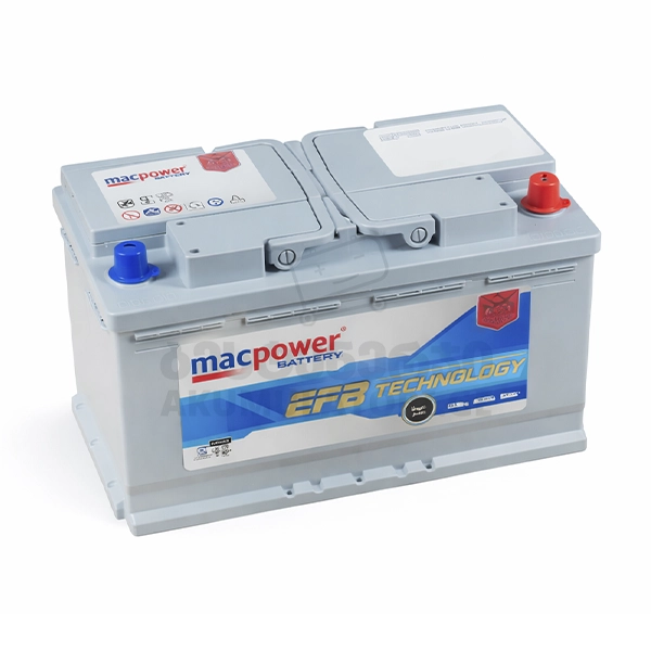 Macpower EFB 100Ah 860 A(EN) efb-მაკფაუერი-ამპერი-აკუმულატორი-აკუმლატორი-akumulatori-akumlatori-carbattery